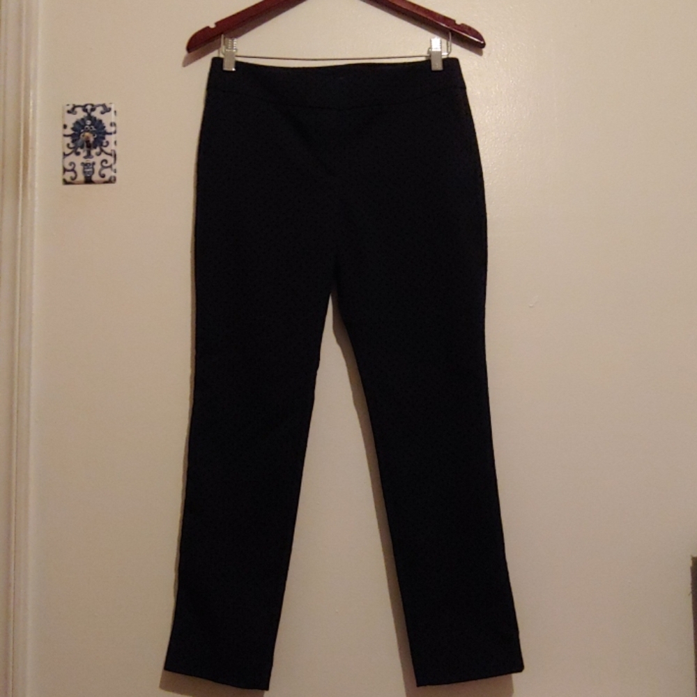 Dark blue Navy dot pants